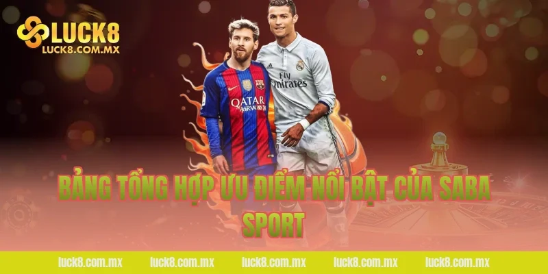 Bảng tổng hợp ưu điểm nổi bật của Saba Sport